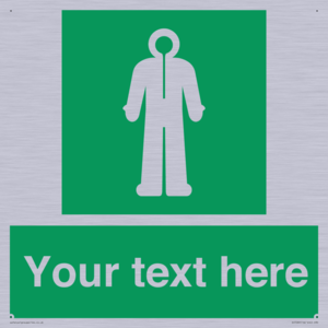 Custom sign safe condition Survival clothing